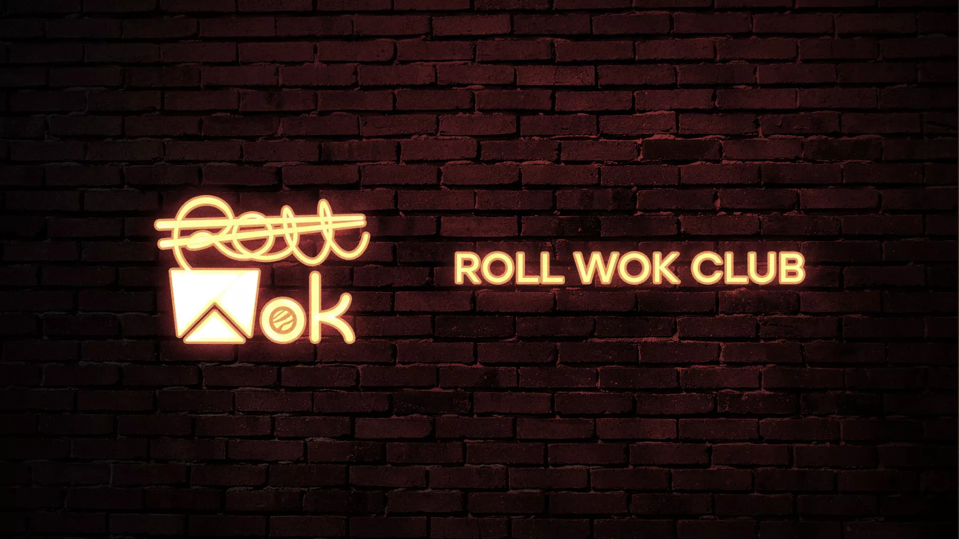 Разработка логотипа суши-бара «Roll Wok Club» в Никольском